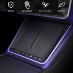 Wireless Charging Pad with Ambient Touch Buttons for Model Y Juniper & Model 3 Highland