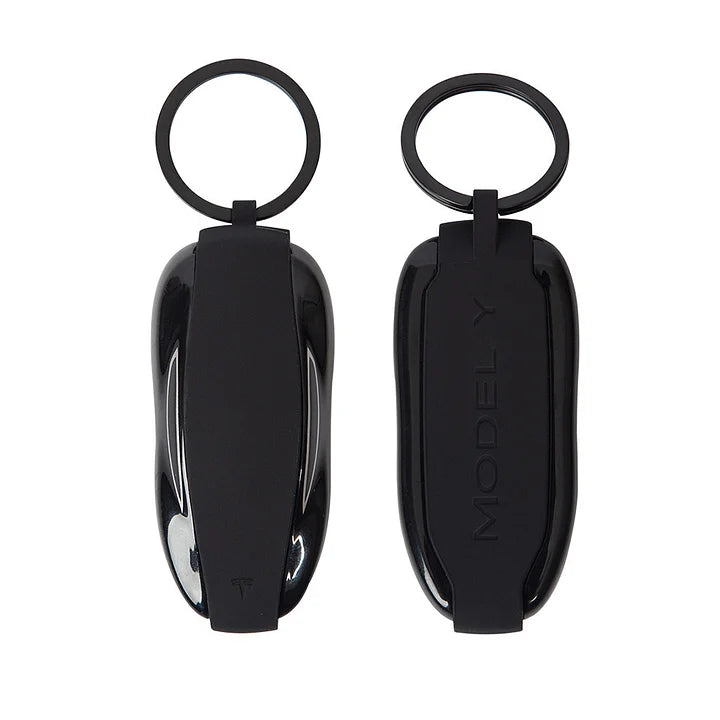 CUTIM Tesla Original Style Key Case, Remote Start Key Chain & Protective Cover