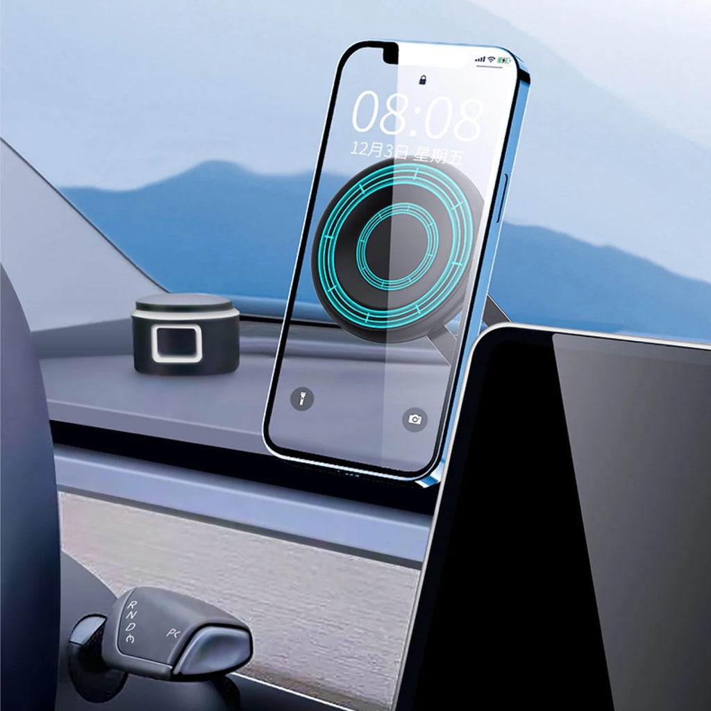 Tesla Hidden Magnetic Phone Mount for Dashboard