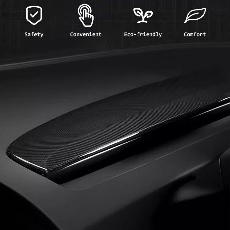 Real Dry Carbon Fiber Dashboard Cover Overlay for Model 3 Highland / Model Y Juniper