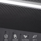 Real Dry Carbon Fiber Glove Box Cover Overlay for Model Y / 3