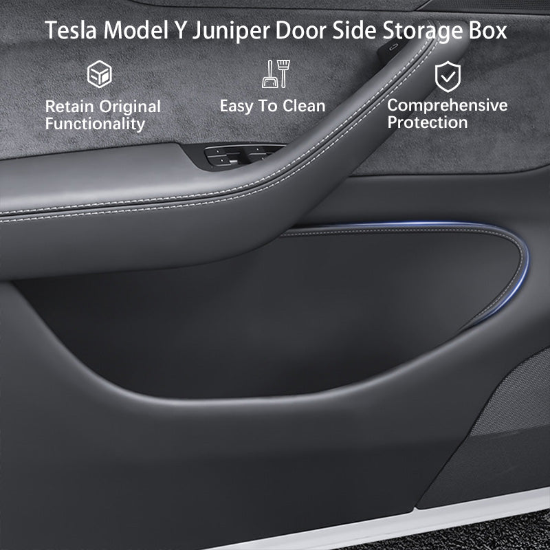 Car Door Side Storage Box for Tesla Model Y Juniper (4-Piece Set)