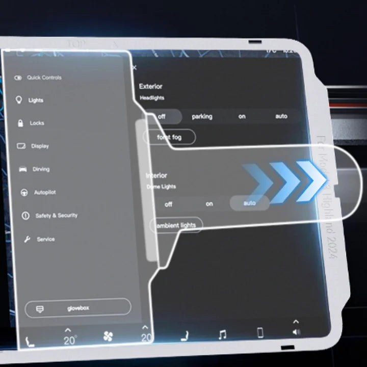 CUTIM Screen Protector for Tesla Model Y & Model 3