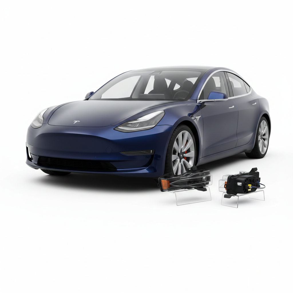 CUTIM Tesla Model 3 front bumper lights