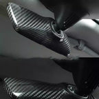 Dry Carbon Fiber Interior Rearview Mirror Cover for Tesla Model 3 / Y