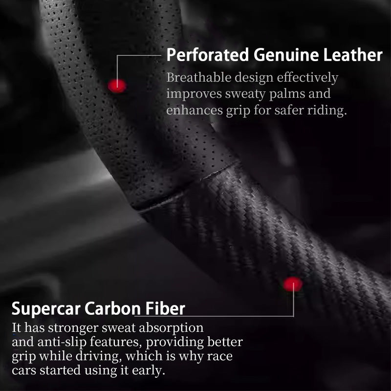 Sport Carbon Fiber Steering Wheel for Model 3 Highland & Model Y Juniper