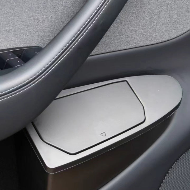 Front Door Trash Can Organizer for Tesla Model Y Juniper (2-Piece Set)