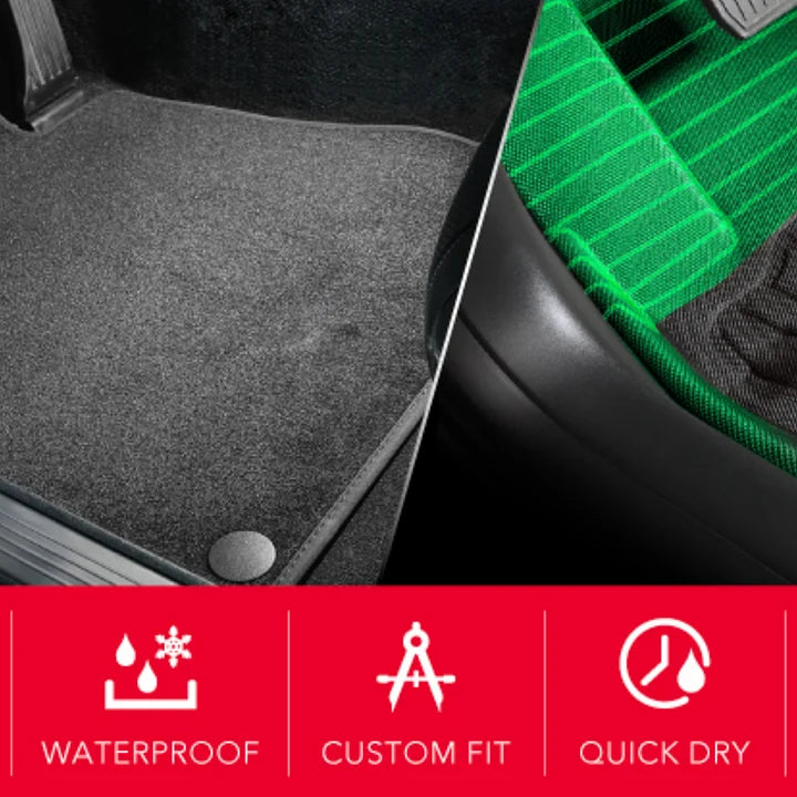 Tesla Model Y 3D All-Weather Floor Mats – Full Coverage (LHD)