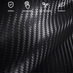Real Dry Carbon Fiber Center Console Combo Side Panel & Charging Pad Overlay for Model 3 Highland & New Model Y