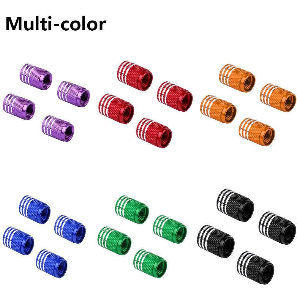 CUTIM Colourful Aluminium Alloy Tyre Valve Caps for Tesla