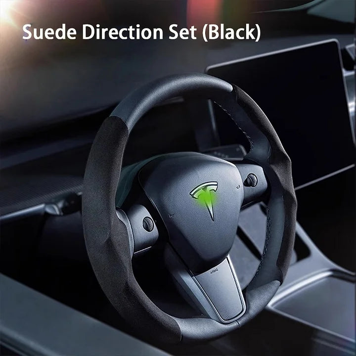 CUTIM Steering Wheel Cover for Tesla Model 3/Y