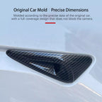 Full Side Camera Covers for Tesla Model 3 / Y – Real Carbon Fiber Exterior Mods