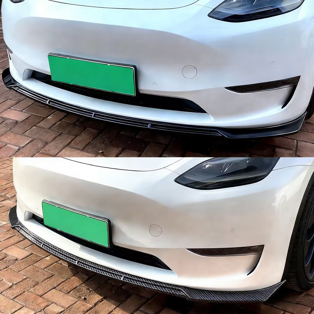 CUTIM For Tesla Model Y Front Splitter Lip & Bumper Surround Modification Kit