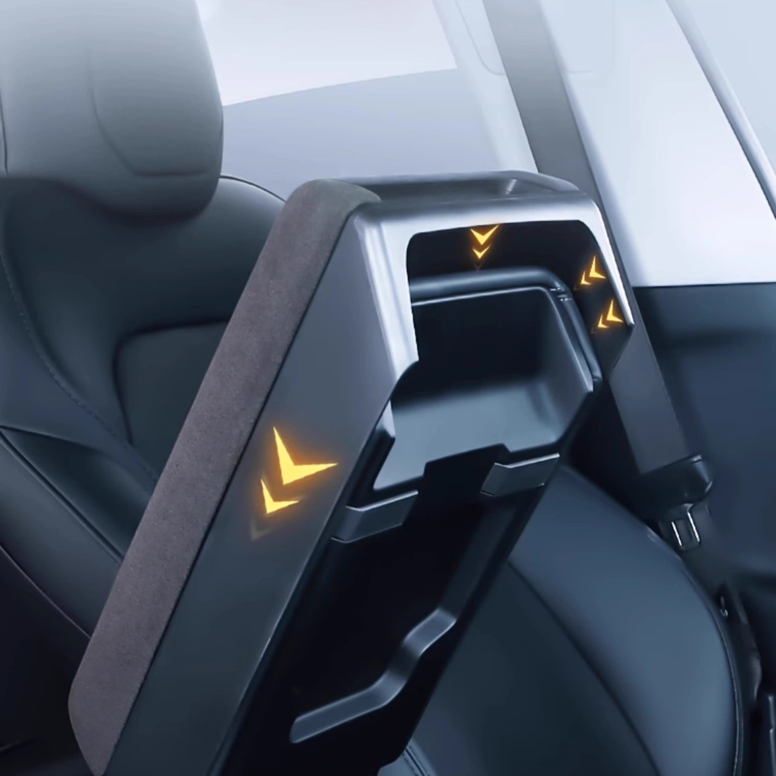 CUTIM Alcantara Armrest Cover for Model 3 Highland & New Model Y
