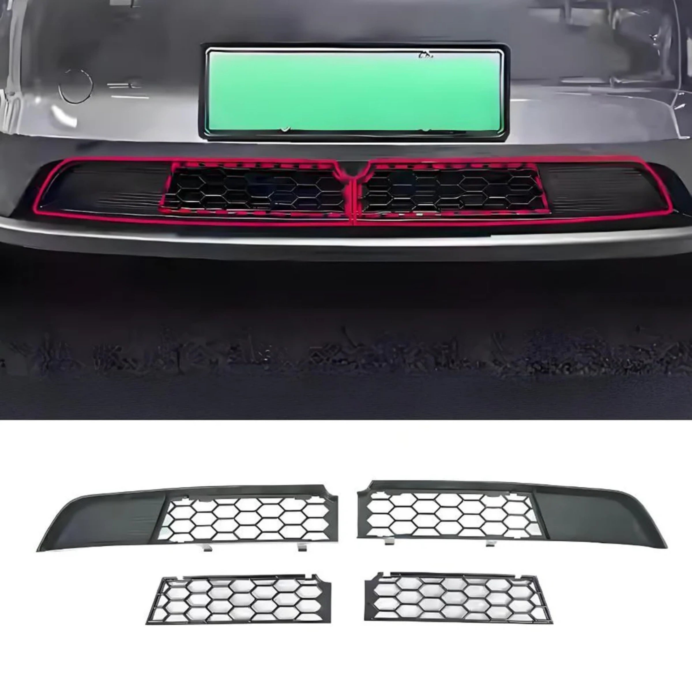 CUTIM Split Insect Net Front Bumper Grill for Model Y Juniper