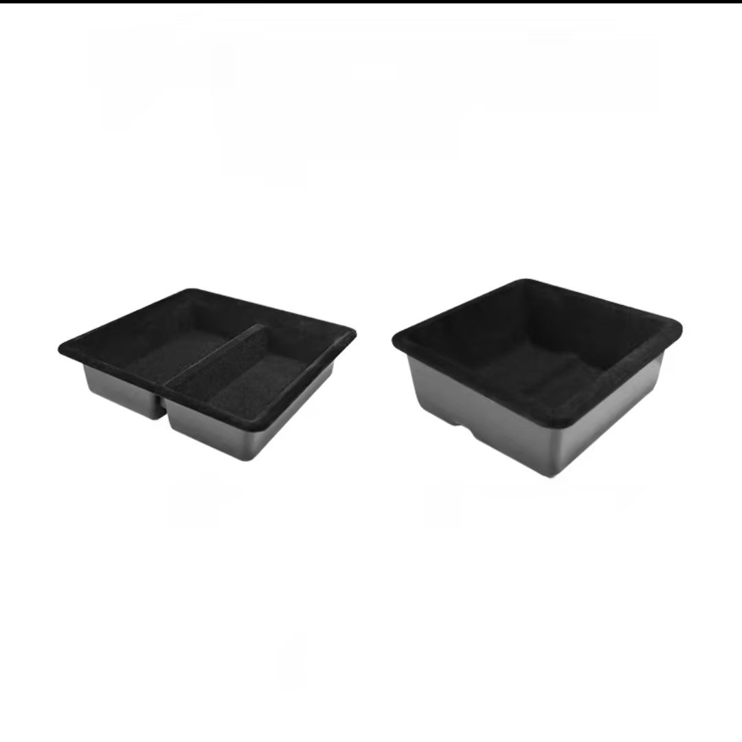Front & Rear Center Console Storage Trays for Tesla Model 3 / Y