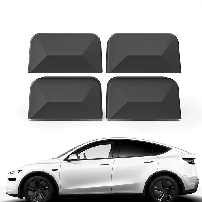 CUTIM 4 Piece Seat Slide Rail Anti Kick Protective Plug Set for Tesla Model 3/ Y