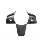 Model 3 / Y Steering Wheel Middle Trim Cover - Real Carbon Fiber Interior Mod