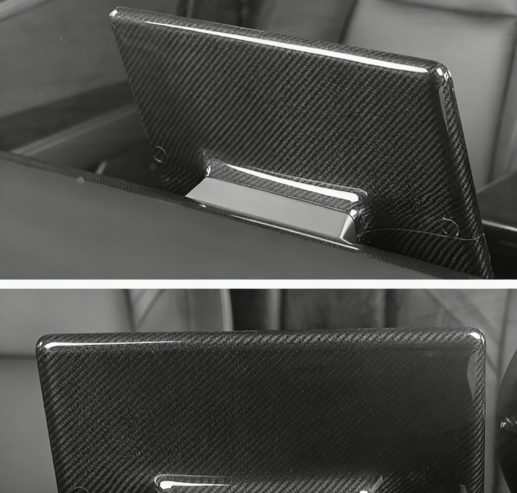 Center Console Touchscreen Display Carbon Fiber Cover for Tesla Model 3 & Model Y