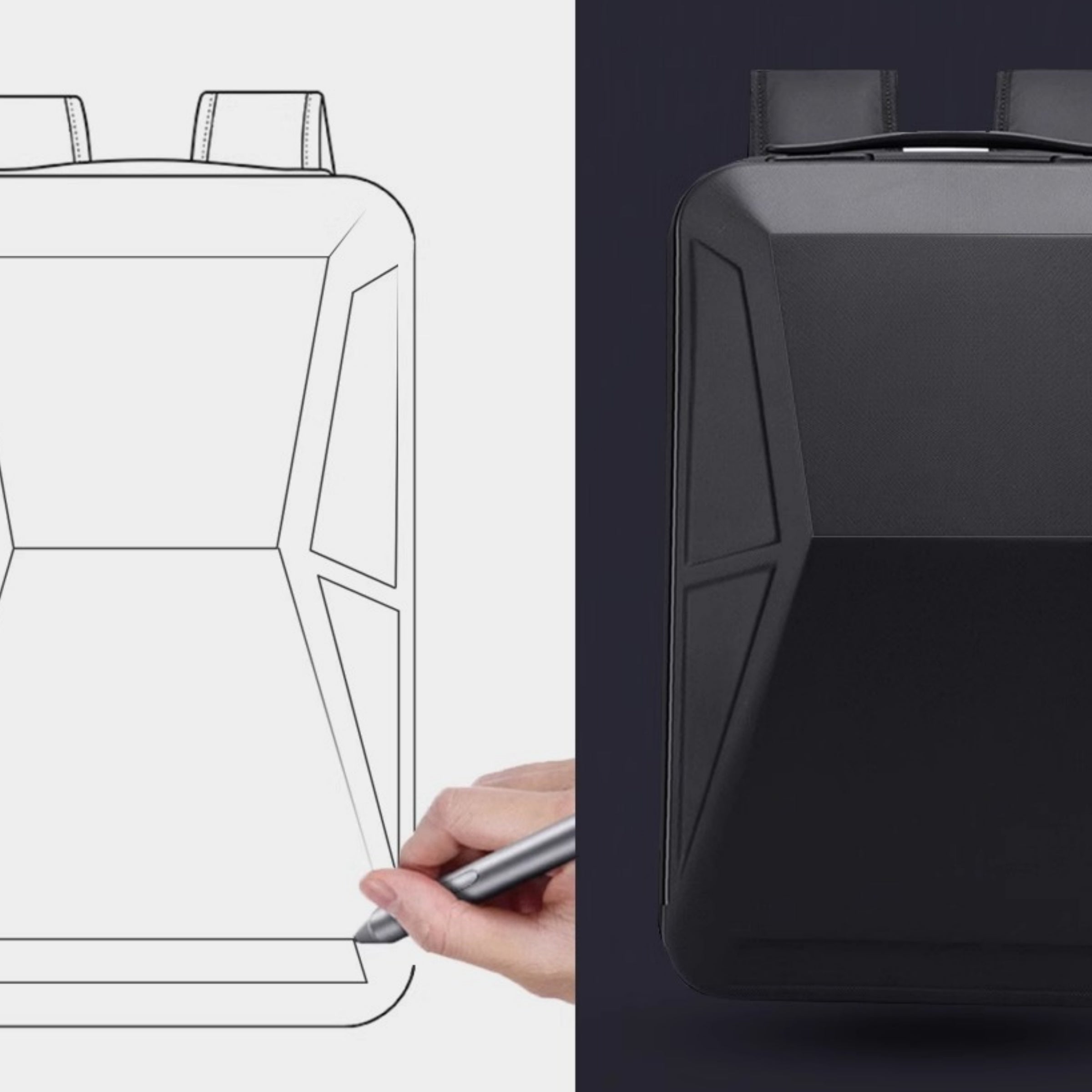 Cybertruck Style Backpack