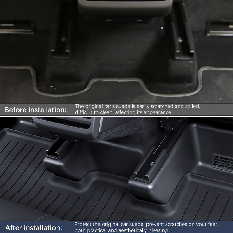 CUTIM Seat Slide Rail Anti-Kick Guards for Tesla Model Y Juniper