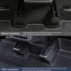 CUTIM Seat Slide Rail Anti-Kick Guards for Tesla Model Y Juniper