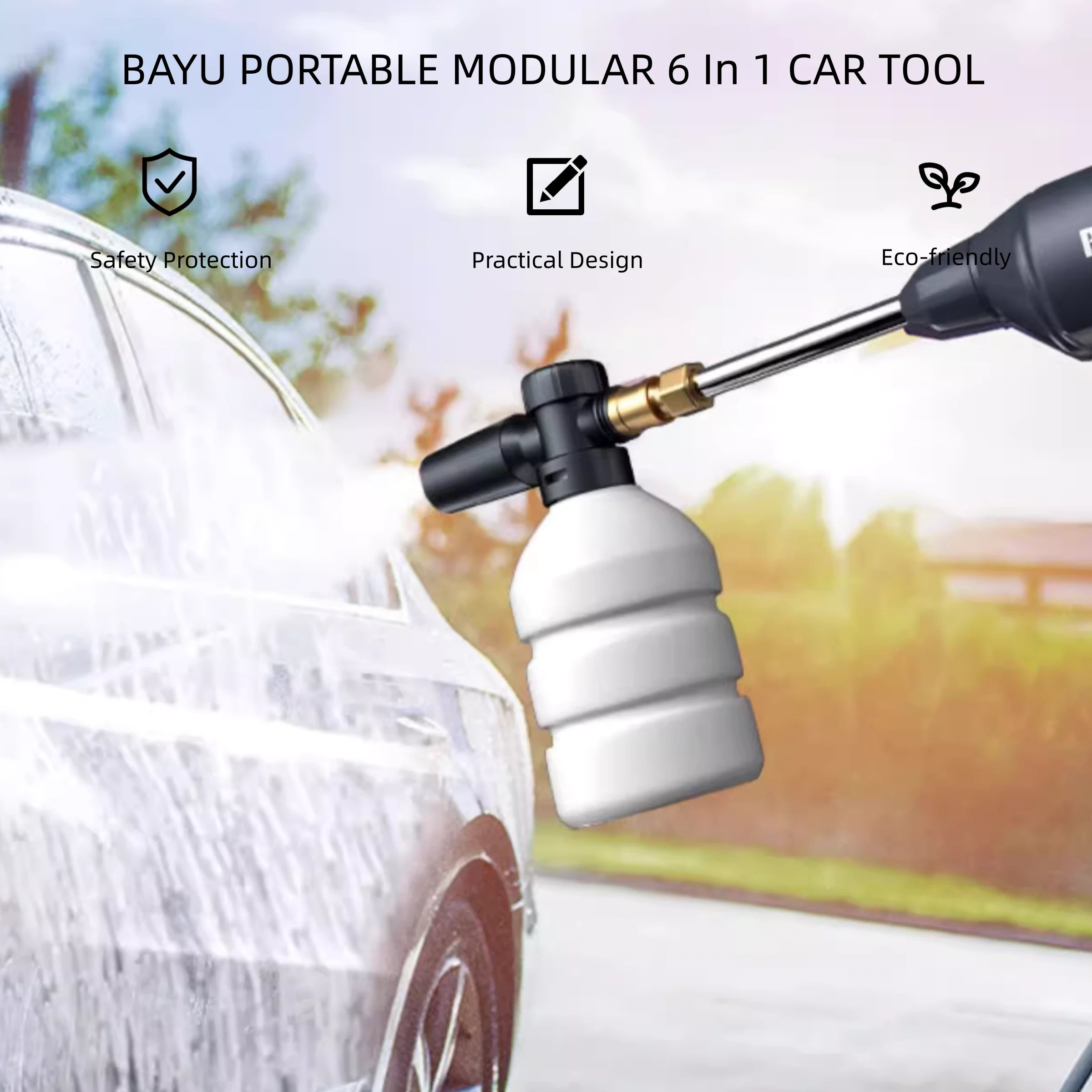 CUTIM BAYU PORTABLE MODULAR 6 In 1 CAR TOOL