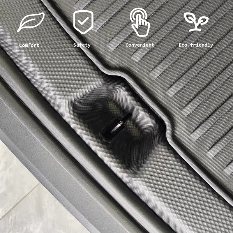 CUTIM Trunk Mat With Backrest Mat for Tesla New Model Y