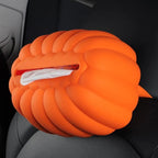 CUTIM Pumpkin Shaped Silicone Tissue Box l Fit for Tesla