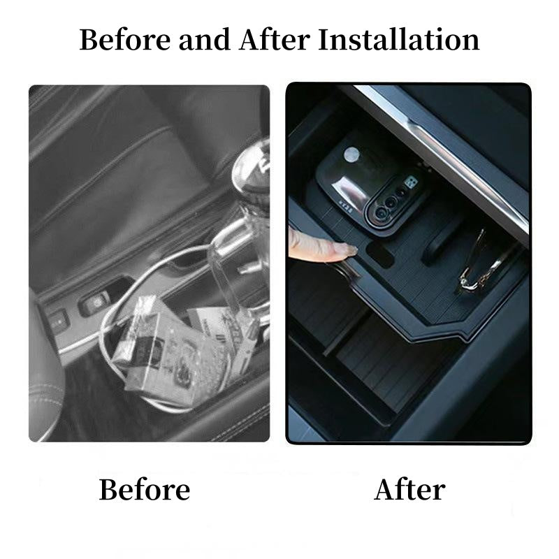 CUTIM Tesla Model 3/Y Double-Layer Storage Box for Armrest