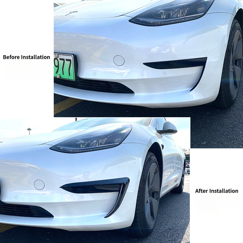 CUTIM Tesla Front Bumper Side Skirt Wind Knife Sticker