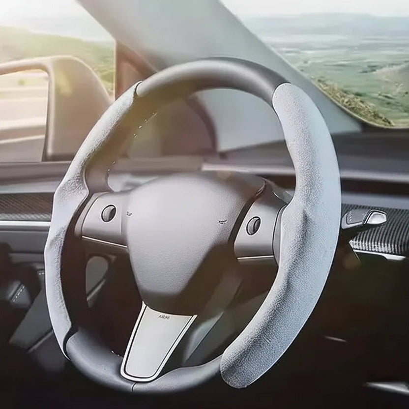CUTIM Steering Wheel Cover for Tesla Model 3/Y
