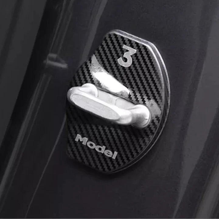 Door Lock Buckle Cover [4 pcs] for Tesla Model 3 & Model Y