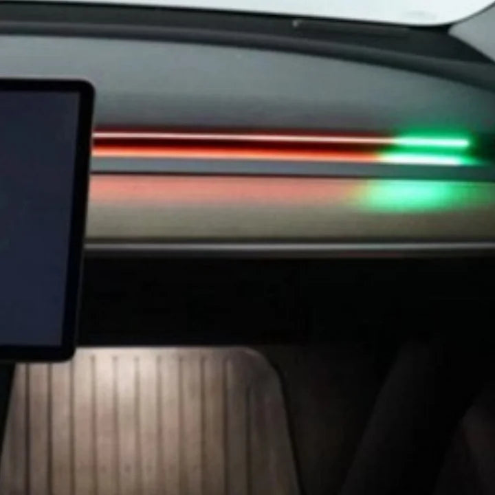 CUTIM Smart BSD Blind Spot Monitor RGB Ambient Alert Lights for Tesla Model 3/Y