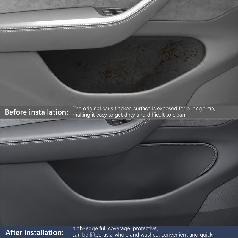 Car Door Side Storage Box for Tesla Model Y Juniper (4-Piece Set)