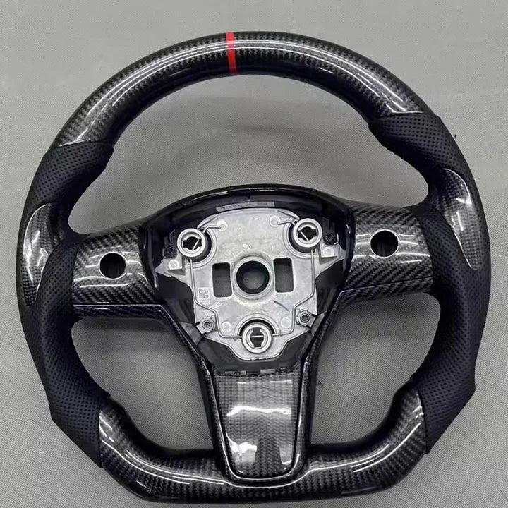 Sport Carbon Fiber Steering Wheel for Tesla Model 3 / Y