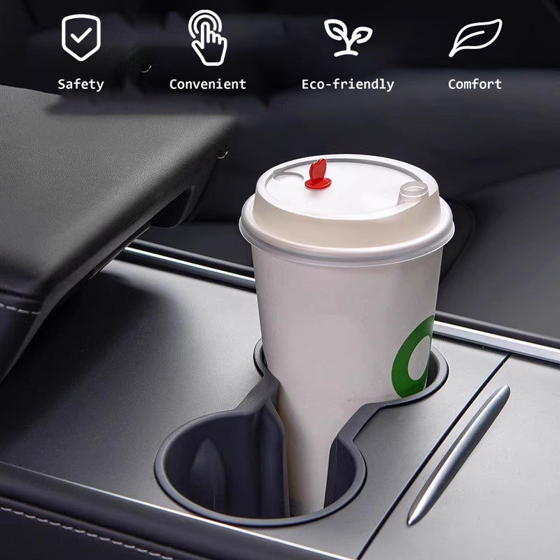 CUTIM Center Console Cup Holder With Storage Organize for Model 3/Y