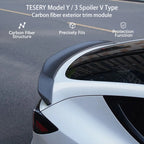 Model Y Carbon Fiber Spoiler Sport Style – Dry Carbon Fiber Exterior Mods