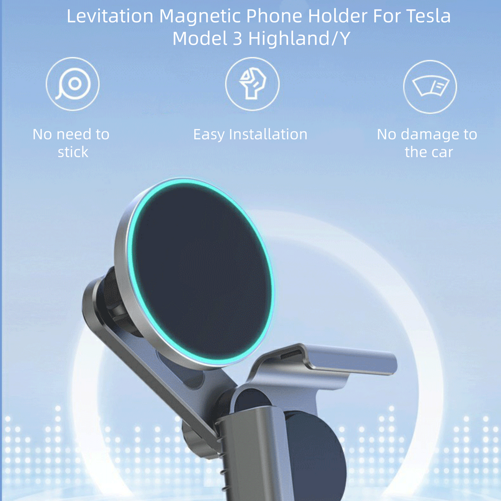 CUTIM Levitation Magnetic Phone Holder For Tesla Model 3 Highland/Y