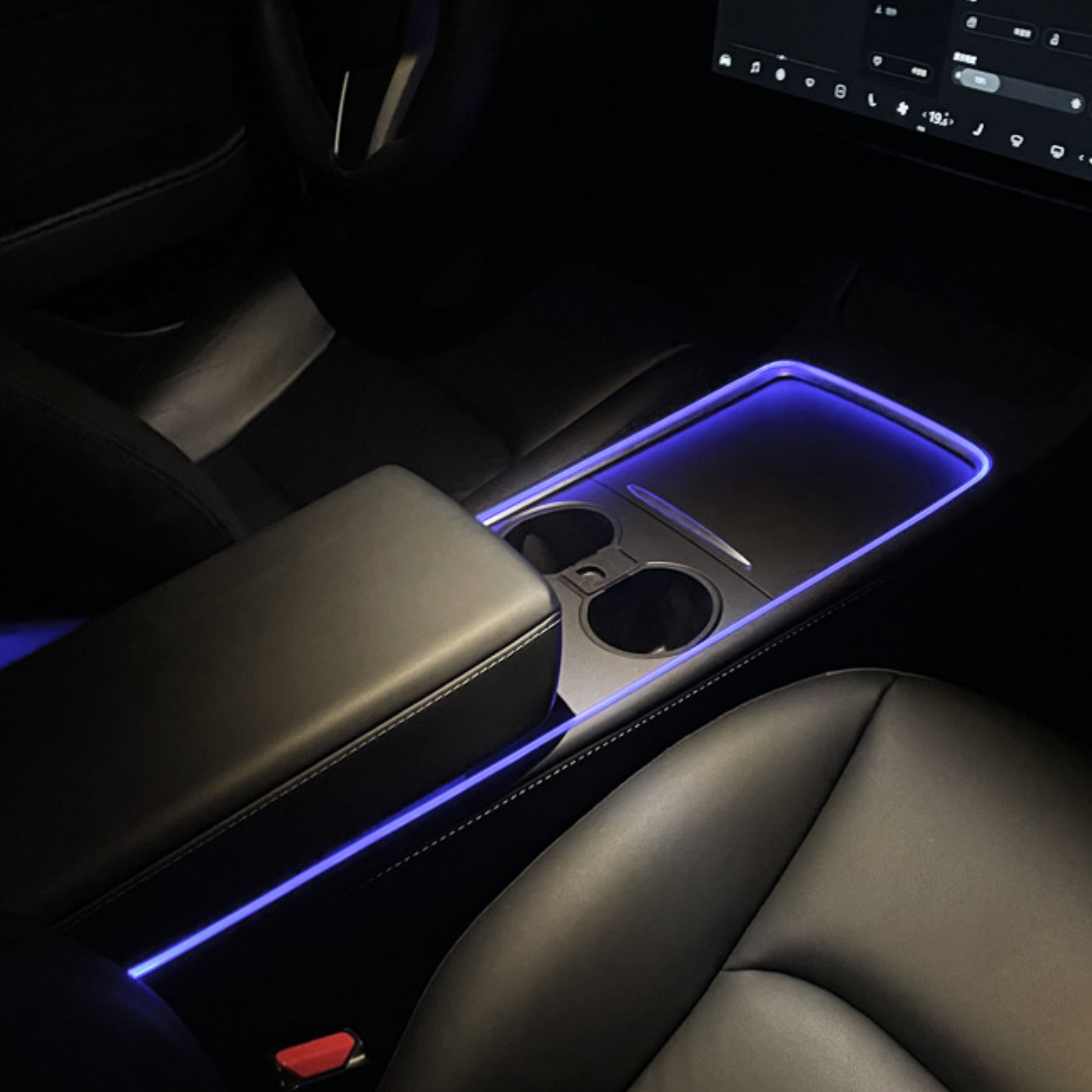 Tesla Center Console Ambient Lighting LED Strip for 3/Y
