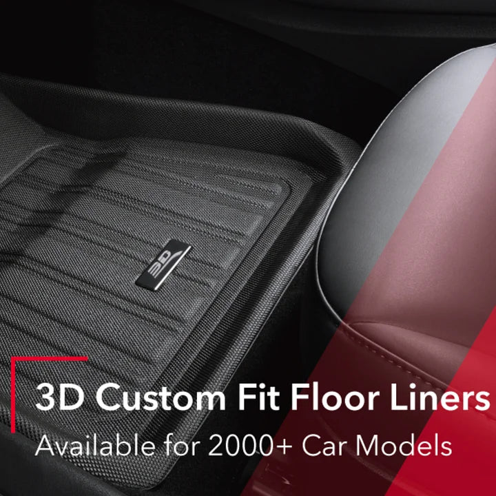 Tesla Model Y 3D All-Weather Floor Mats – Full Coverage (LHD)