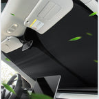 CUTIM Front Windshield Sunshade Heat-Blocking. Sun-Protective. Light-Blocking Panel for Tesla Model Y/3