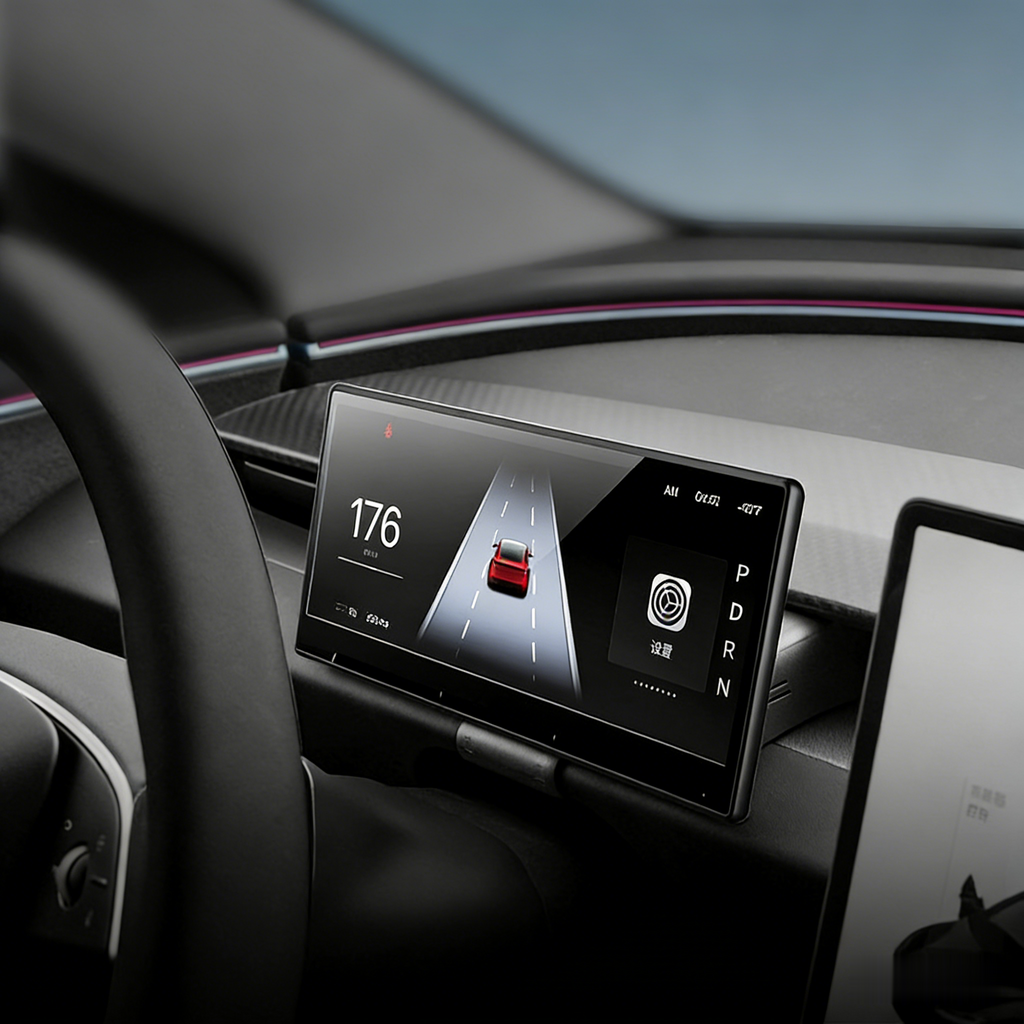 CUTIM 8.9-inch Ultra-Wide HD Instrument Cluster Dashboard Display for Tesla Model 3/Y
