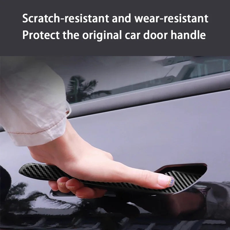 Dry ABS Door Handle Cover Wrap Kit for Tesla Model 3 / Y (4PCS)