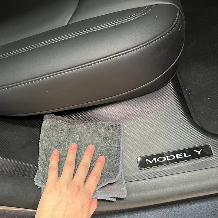 CUTIM Door Sill Protector Front & Rear for Tesla Model Y / 3