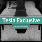 Silicone Coil Floor Mats for Tesla Refreshed Model 3/Model Y & Model S – Front & Rear Custom-Fit