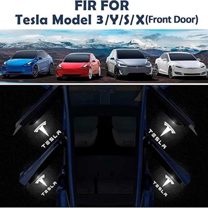 CUTIM Ultra-Bright LED Projection Logo Puddle Lights for Tesla | CUTIM