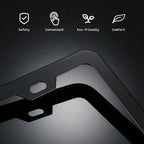 CUTIM Black License Plate Frame for Tesla (2pcs)