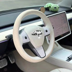 CUTIM Bling Steering Wheel Buttons Decorate for Tesla Model 3 Model Y（2017-2024）