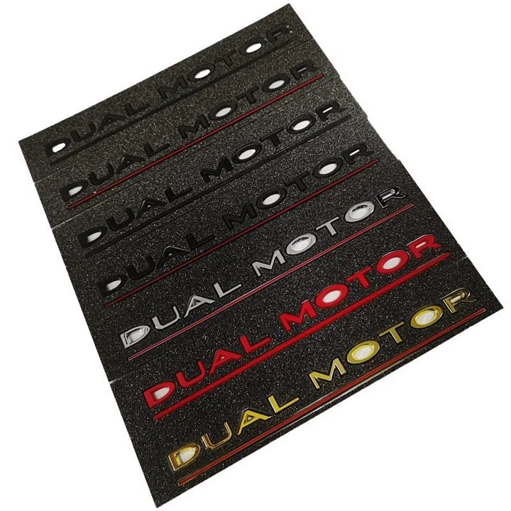 CUTIM Tesla Model 3/Y/S/X Emblem Modification: High-Performance Rear Badge